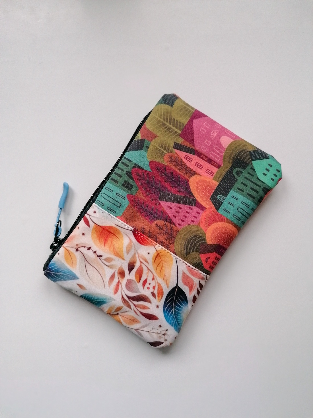 Portfard mic LIBELULA - culori de toamnă - genți și portofele - genți cosmetice - Artynos.ro