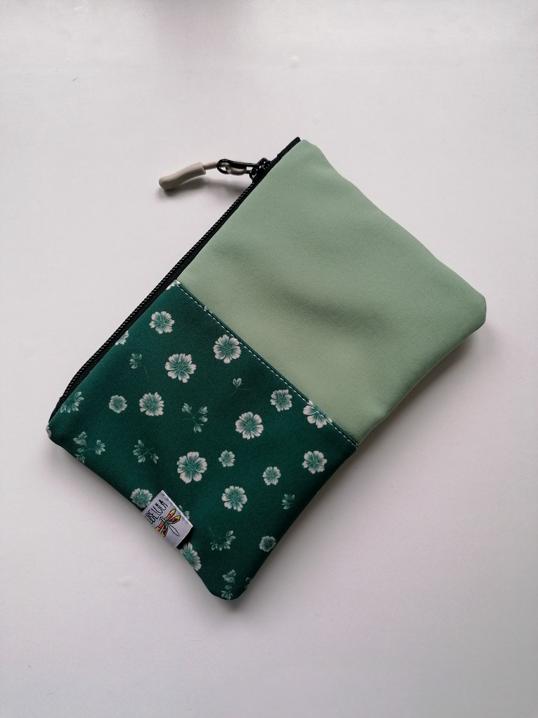 Portfard mic LIBELULA - flori de gheață - genți și portofele - genți cosmetice - Artynos.ro