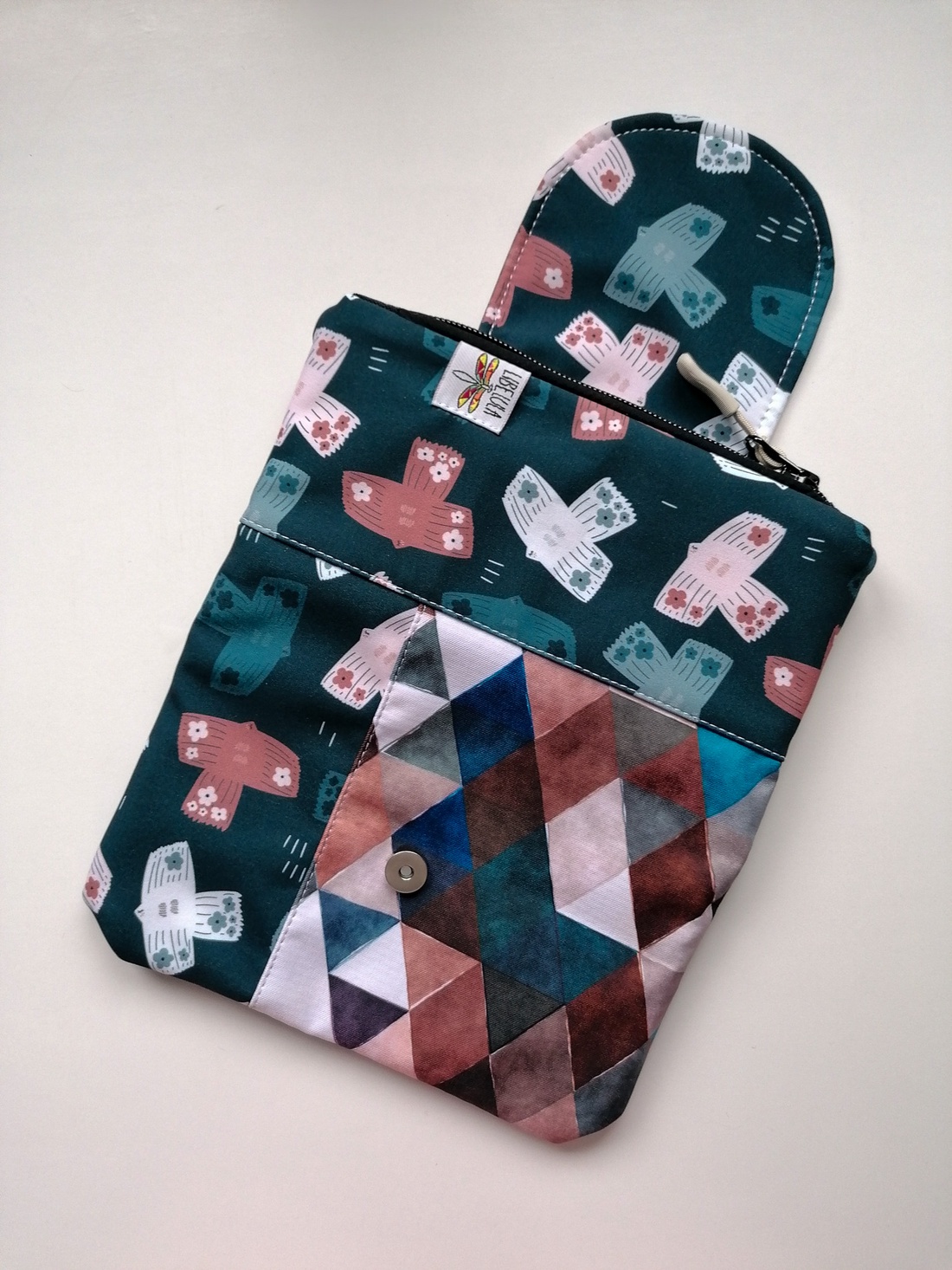 Portofel mare LIBELULA - porumbei - genți și portofele - portofele, huse, suporturi - portofele - portofele damă - Artynos.ro