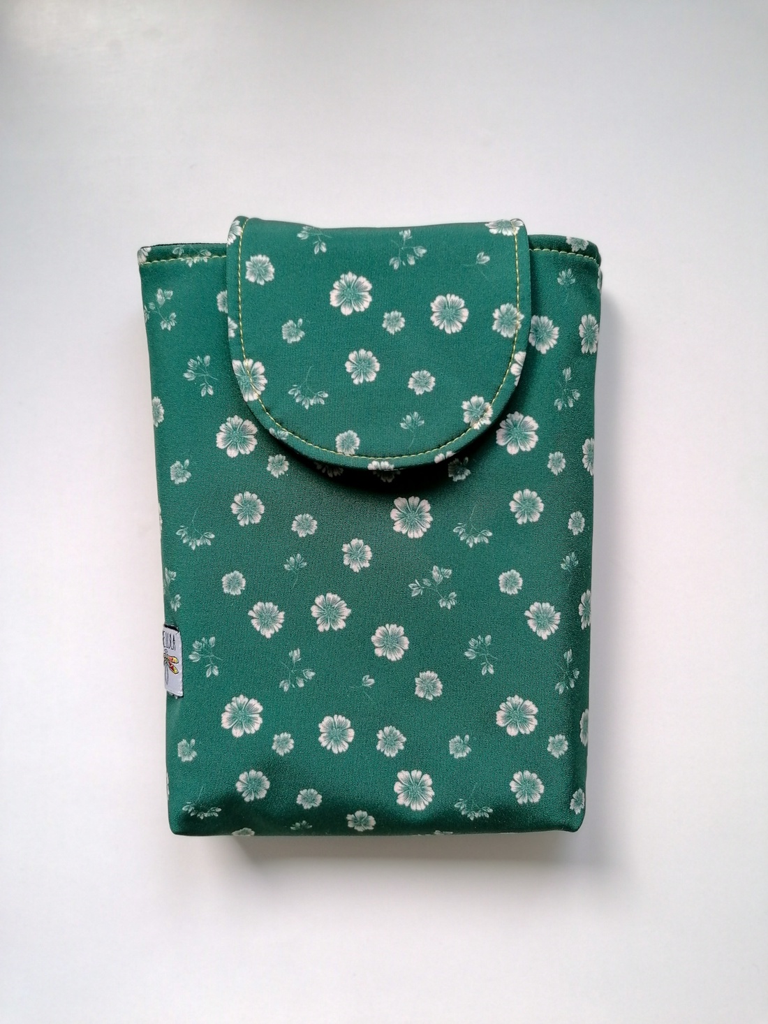 Husă carte LIBELULA - flori de gheață - cărți și creații cu tematică muzicală, cadouri - husă de carte - Artynos.ro