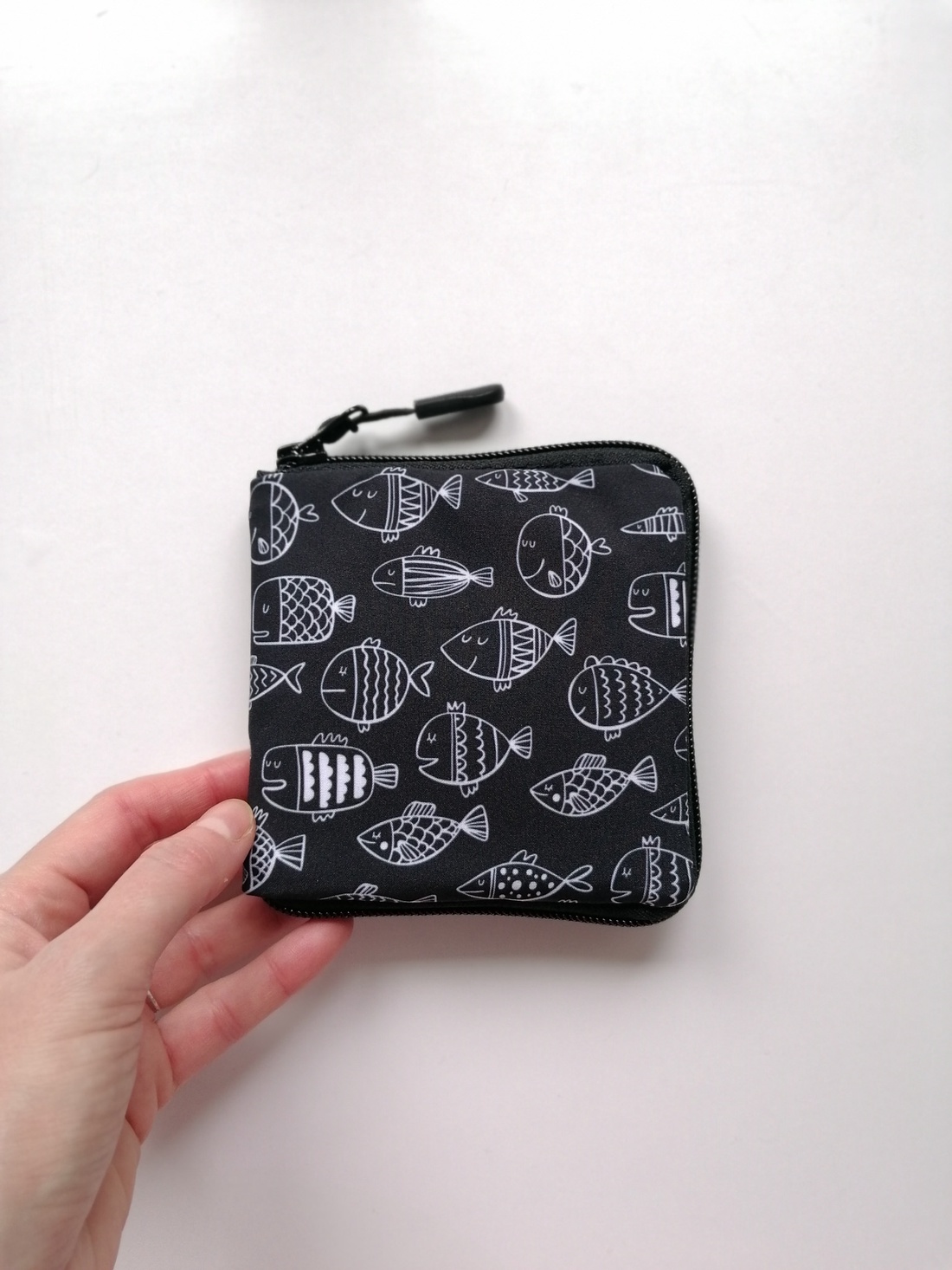 Portofel pătrat LIBELULA - pești - genți și portofele - portofele, huse, suporturi - portofele - portofele damă - Artynos.ro