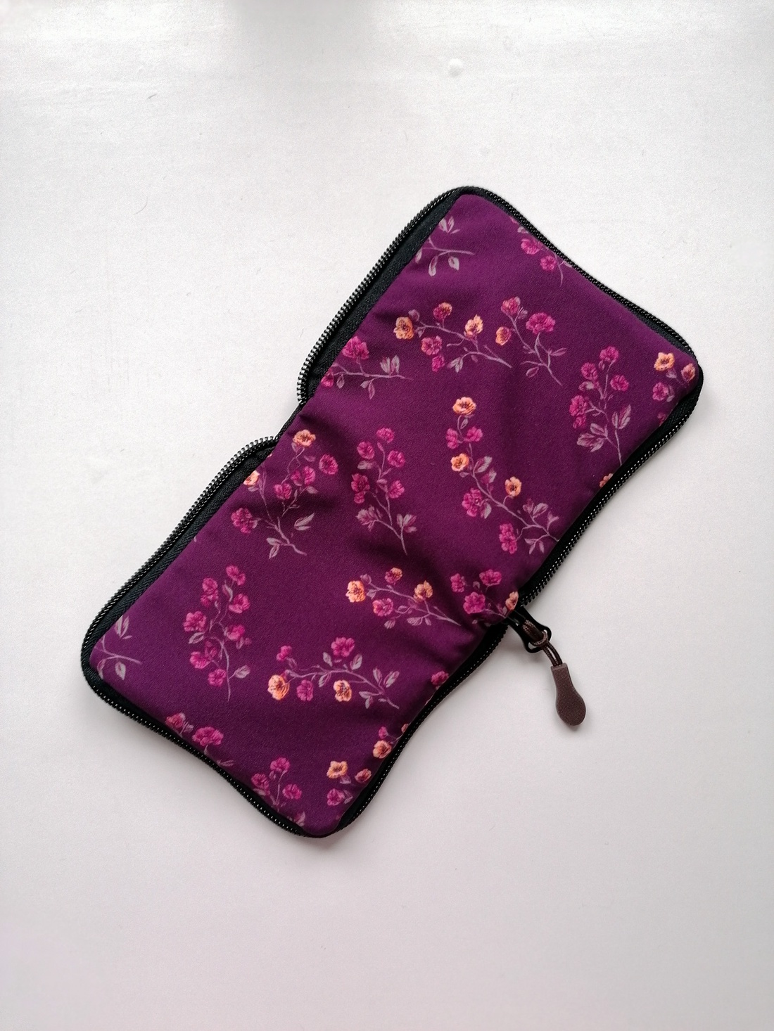Portofel pătrat LIBELULA - crenguțe bordeaux - genți și portofele - portofele, huse, suporturi - portofele - portofele damă - Artynos.ro
