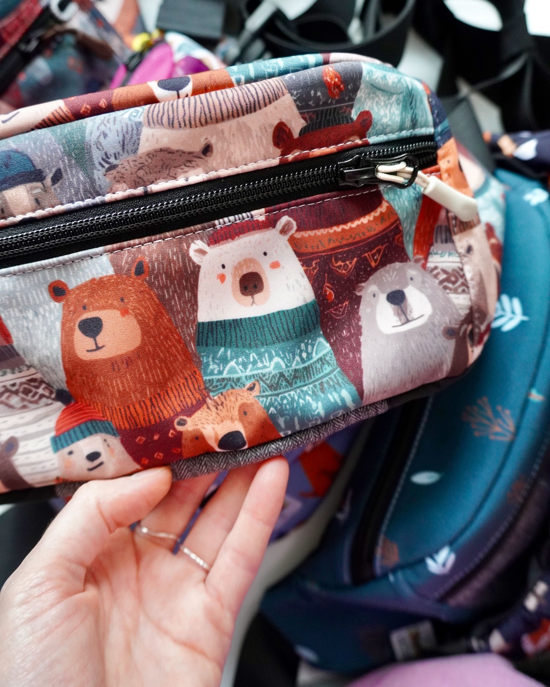 Borsetă nomad LIBELULA - urși  - genți și portofele - borsete - Artynos.ro