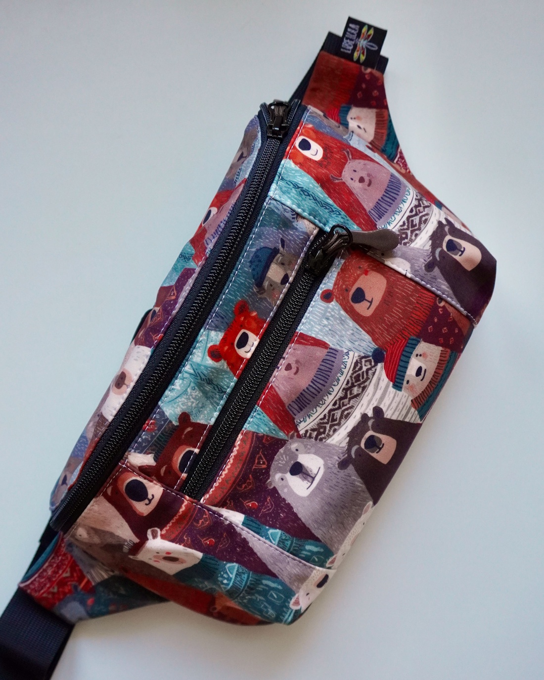 Borsetă duo LIBELULA - urși - genți și portofele - borsete - Artynos.ro