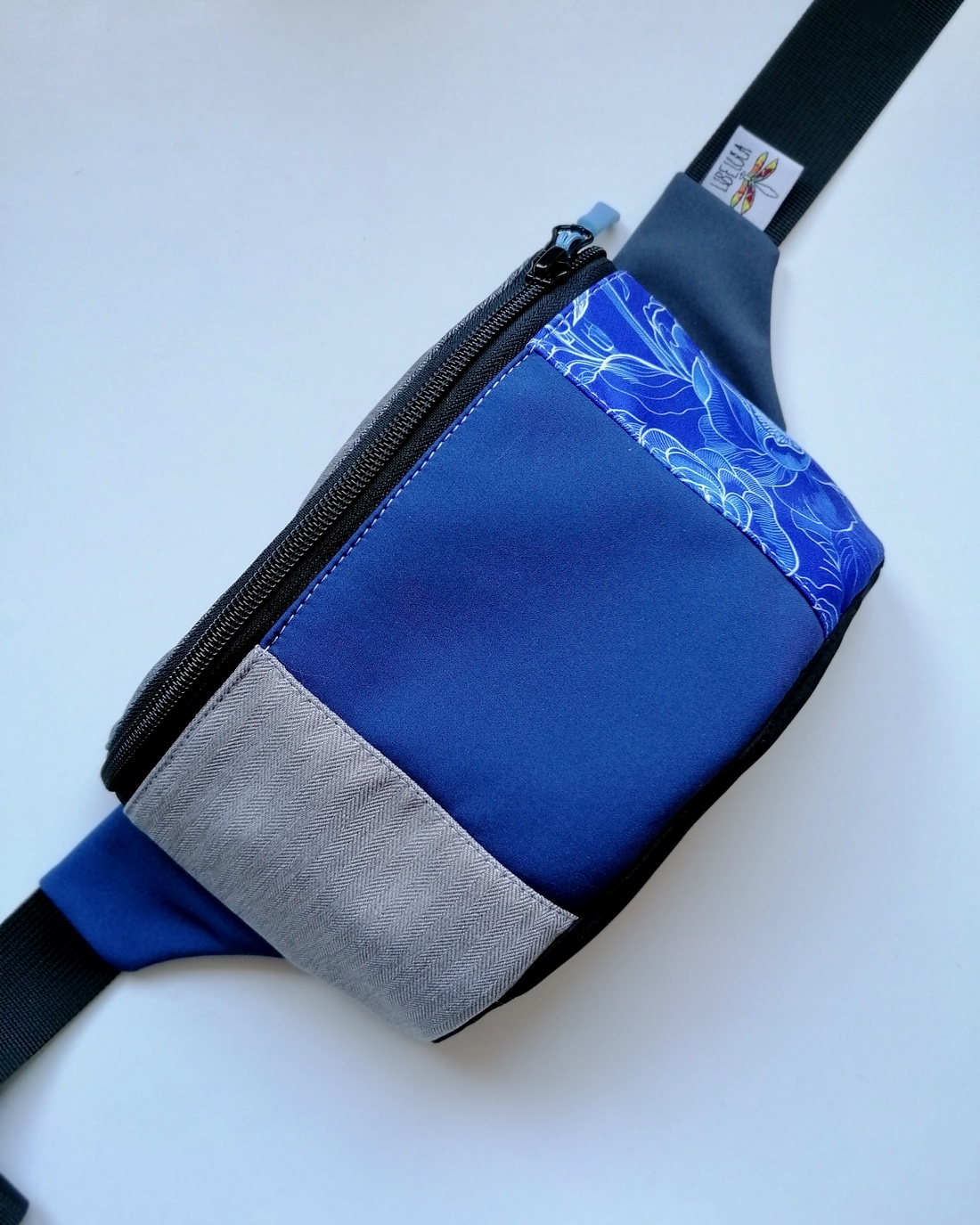 Borsetă clasică LIBELULA - combo albastru  - genți și portofele - borsete - Artynos.ro