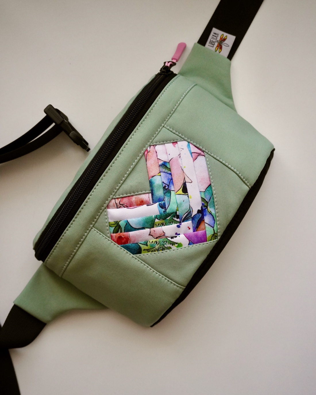 Borsetă clasică LIBELULA - inimă fpp - genți și portofele - borsete - Artynos.ro