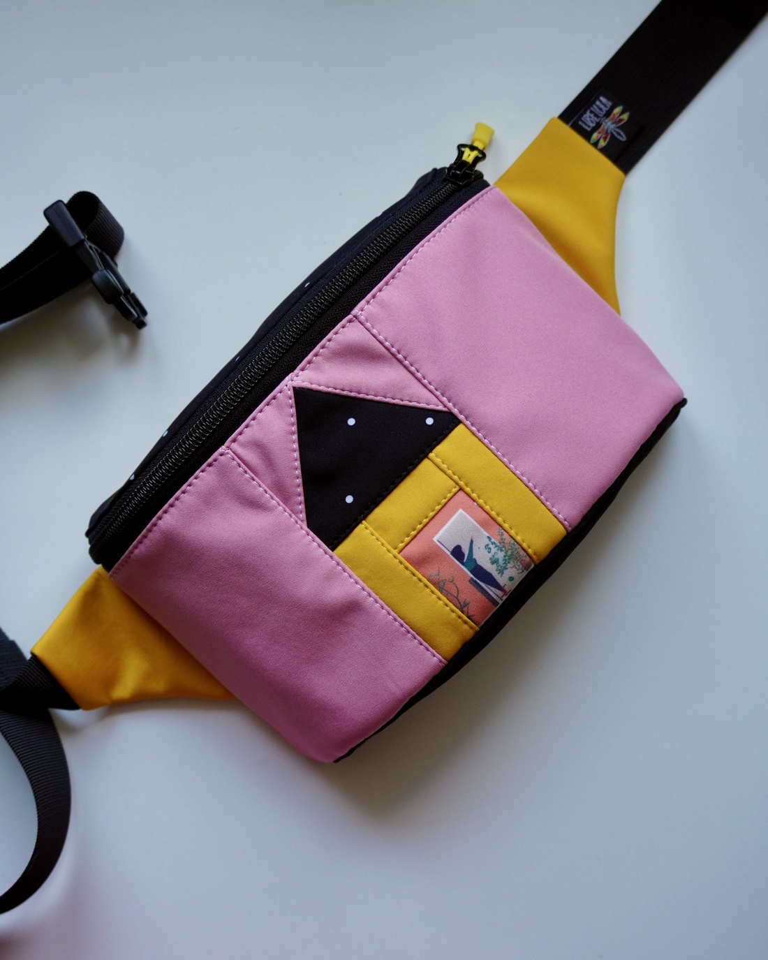 Borsetă clasică LIBELULA - căsuța galbenă - genți și portofele - borsete - Artynos.ro