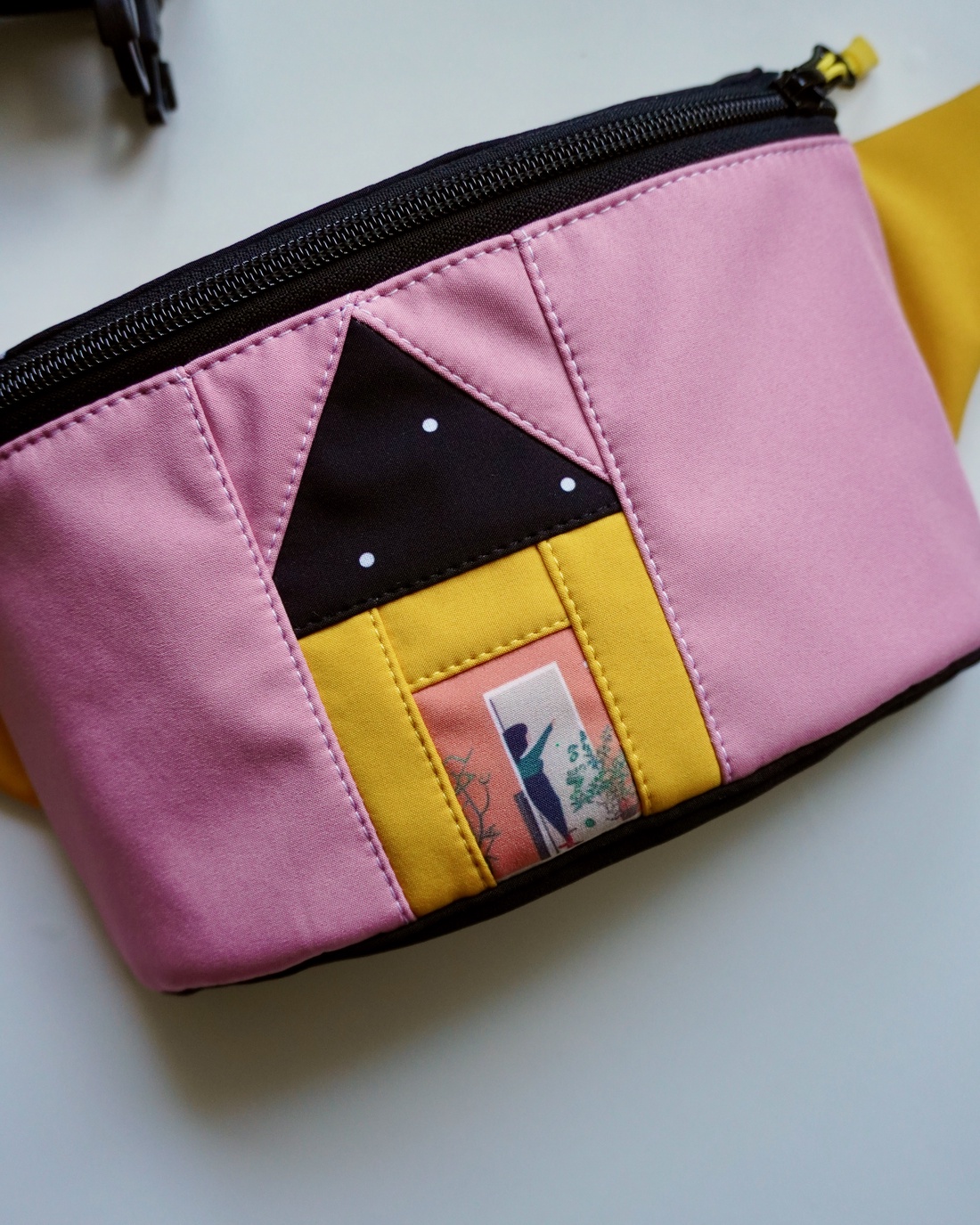 Borsetă clasică LIBELULA - căsuța galbenă - genți și portofele - borsete - Artynos.ro