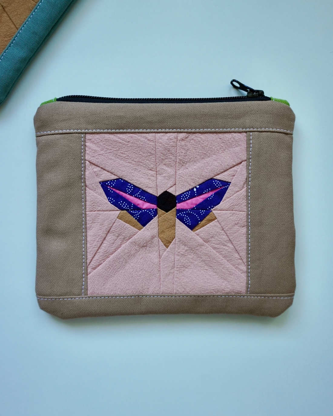 Portfard mic LIBELULA - molie fpp  - genți și portofele - genți cosmetice - Artynos.ro