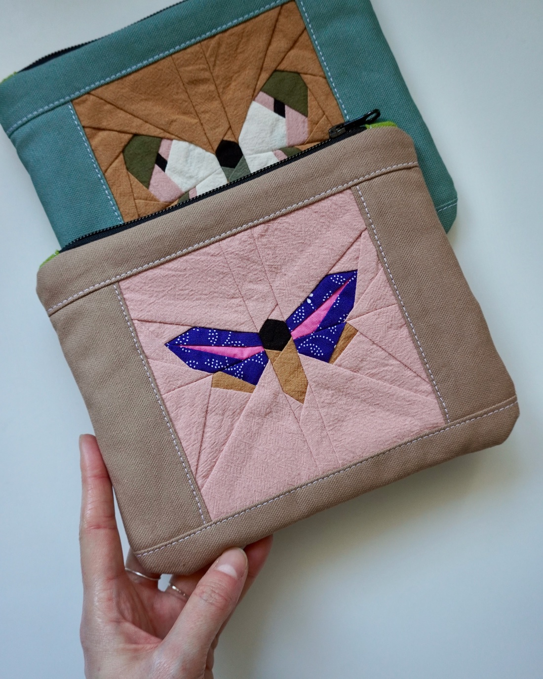 Portfard mic LIBELULA - molie fpp  - genți și portofele - genți cosmetice - Artynos.ro