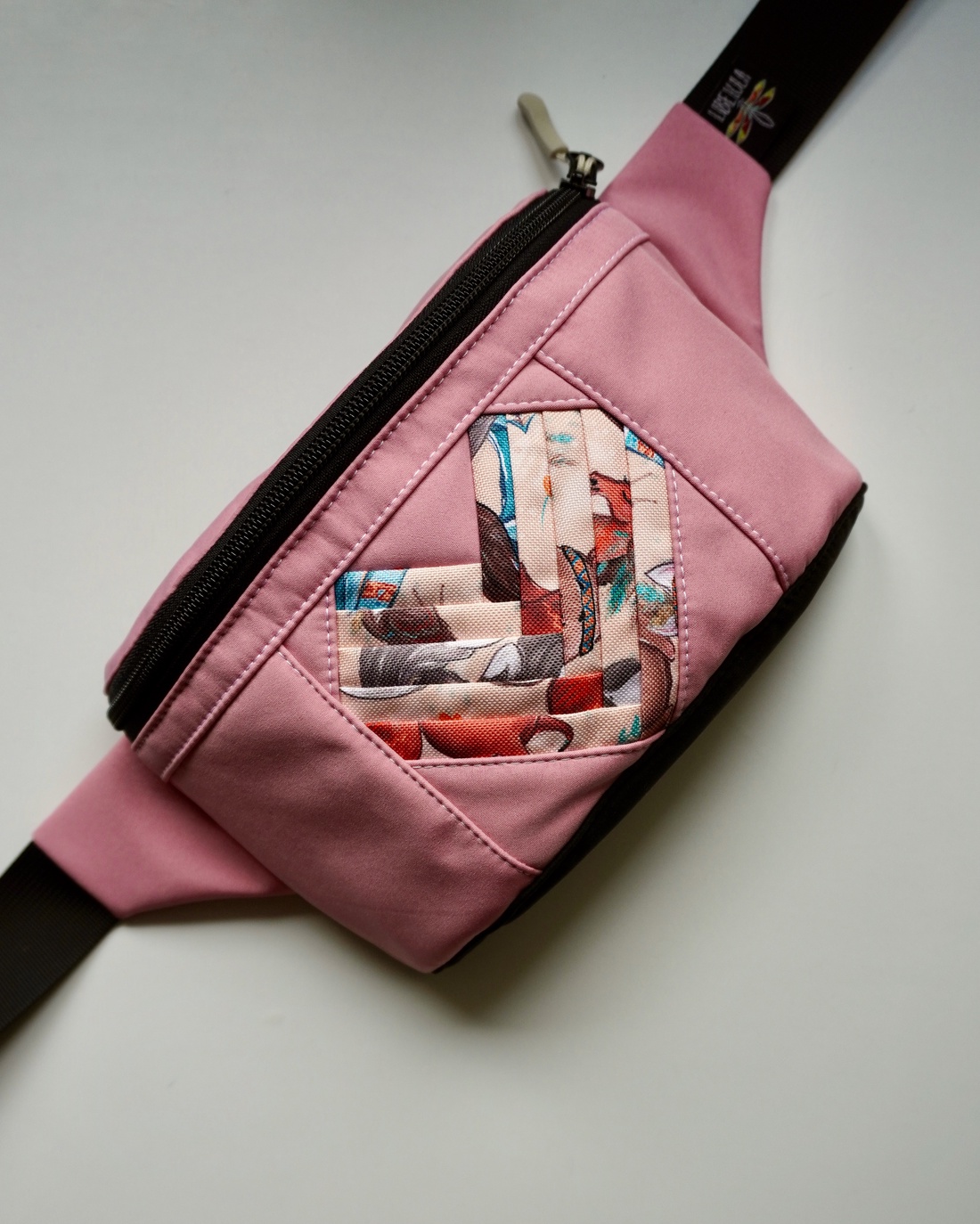 Borsetă clasică LIBELULA - inimă fpp - roz - genți și portofele - borsete - Artynos.ro