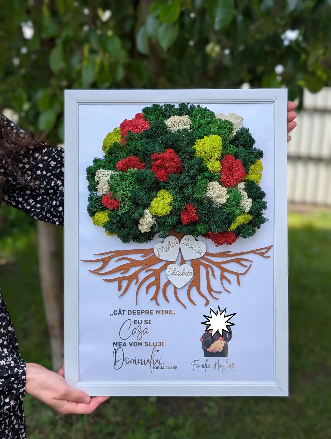 Tablou de Familie - Licheni culori tomnatice - casă & stil de viață - decorațiuni de casă - decorațiuni de pereți - tablou cu licheni - Artynos.ro