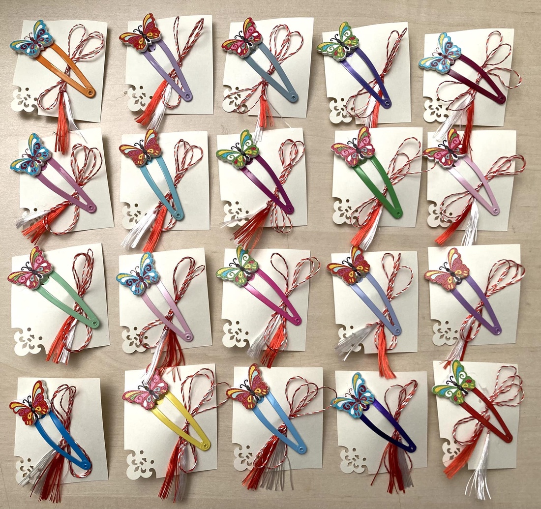 Martisor clama cu figurina din lemn - bijuterii - mărțișor - Artynos.ro