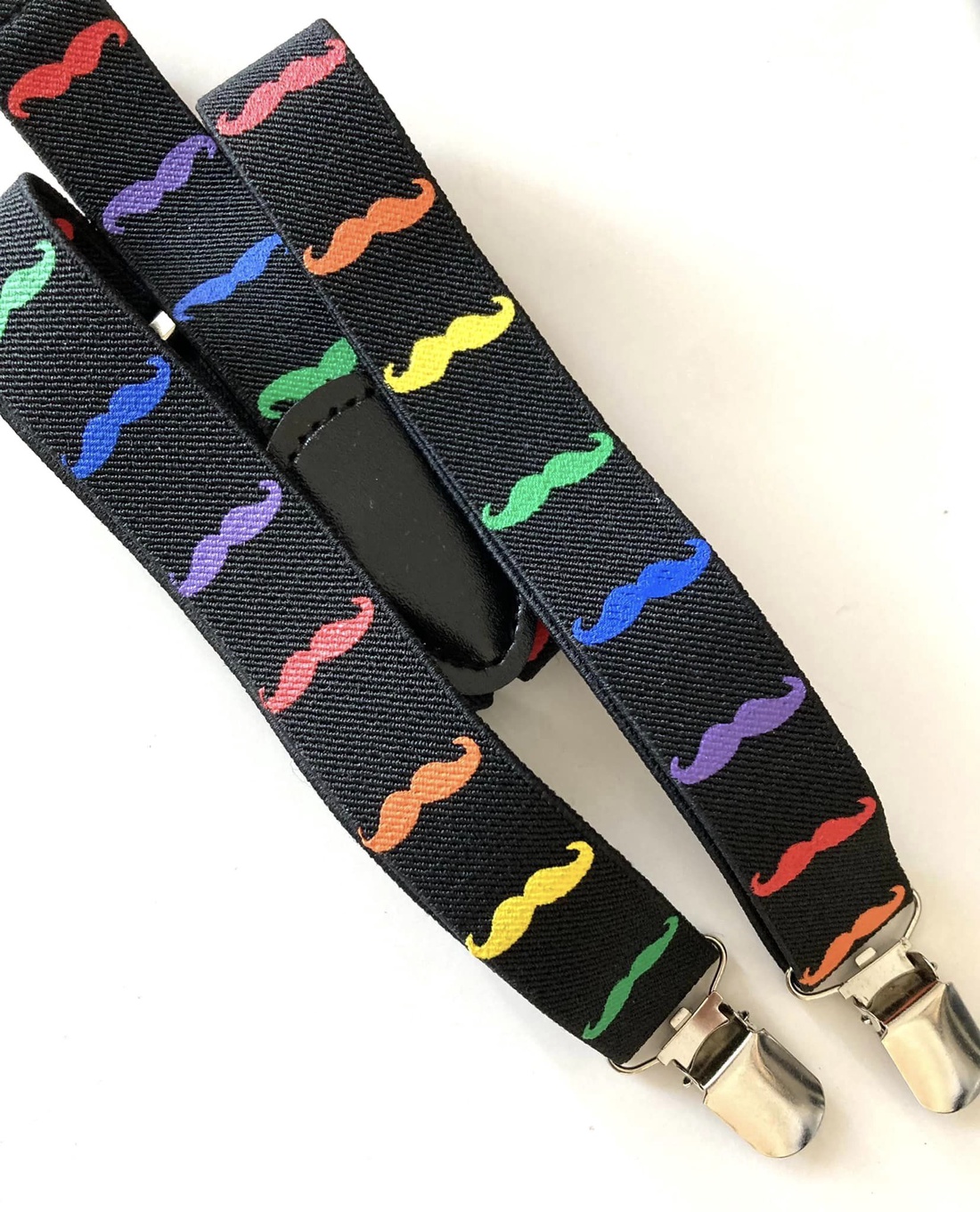 Bretele pentru copii, cu mustati multicolore - îmbrăcăminte și modă - curele și catarame artizanale - curele - Artynos.ro Bretele pentru copii, cu mustati multicolore - îmbrăcăminte și modă - curele și catarame artizanale - curele - Artynos.ro