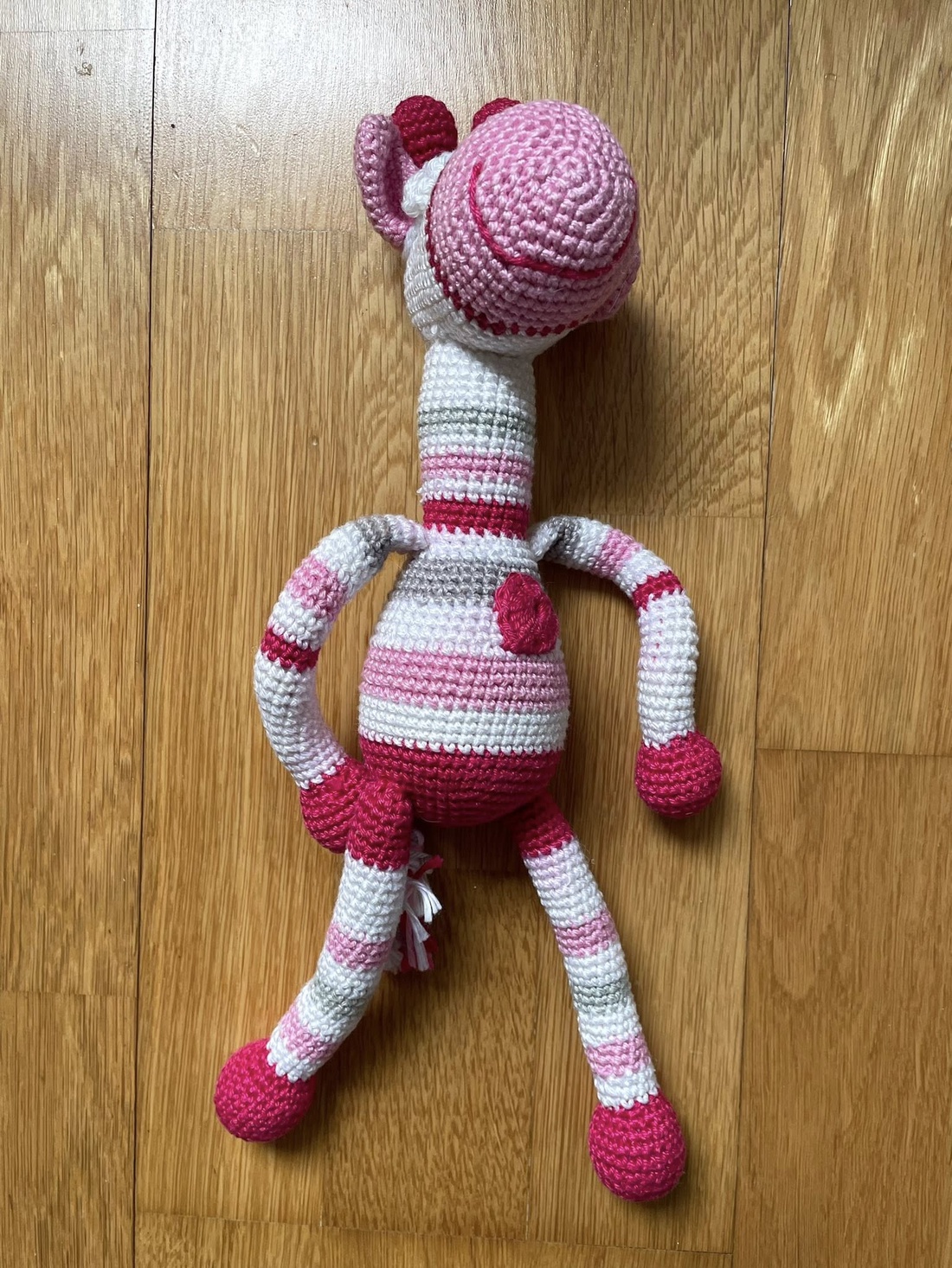 Amigurumi...zebra Zurli e roz! Jucarie crosetata - jucării și echipamente pentru copii - plușuri - figurine de pluș - Artynos.ro
