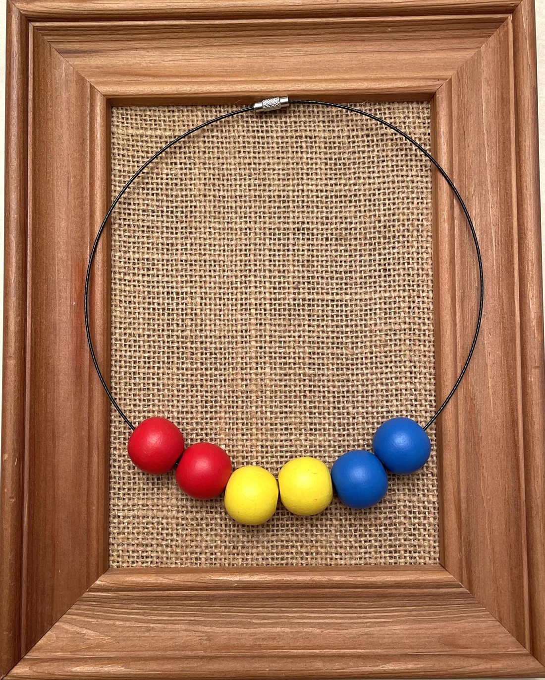 Colier tricolor - bijuterii - coliere - coliere din mărgele - Artynos.ro