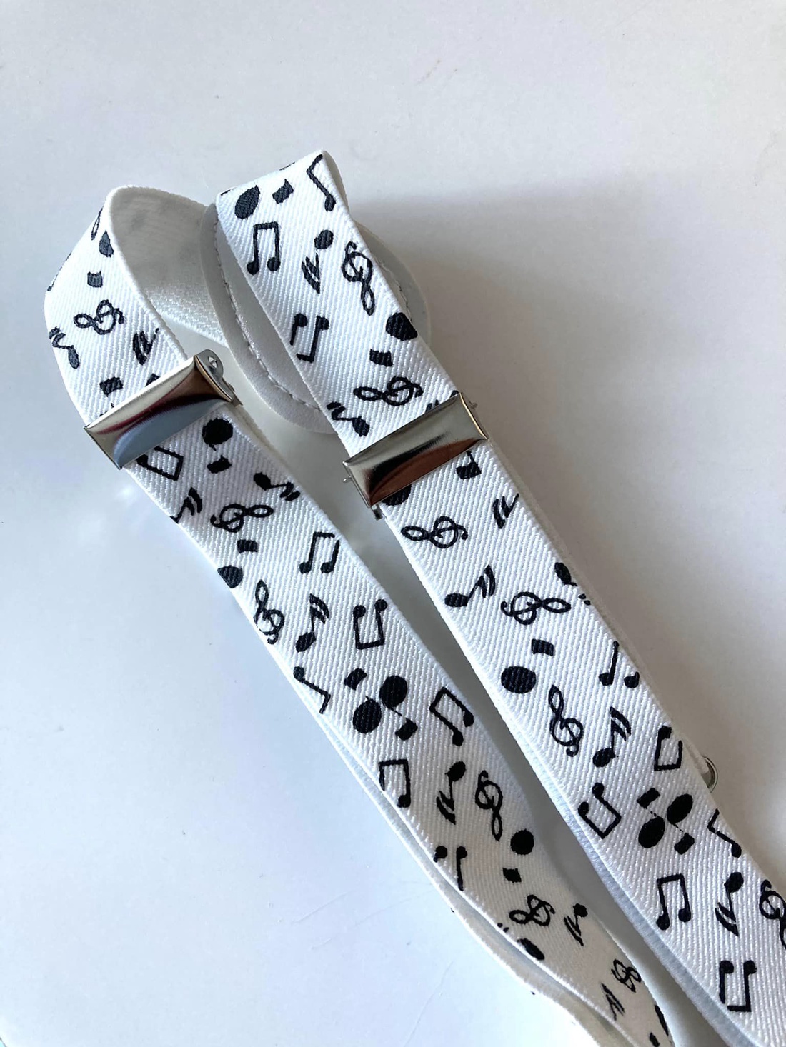 Bretele cu note muzicale - îmbrăcăminte și modă - haine bărbați - cravată, papion - Artynos.ro