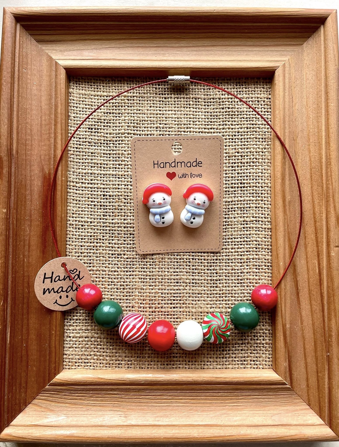 Set cercei si colier cu specific de iarna - bijuterii - seturi de bijuterii - Artynos.ro