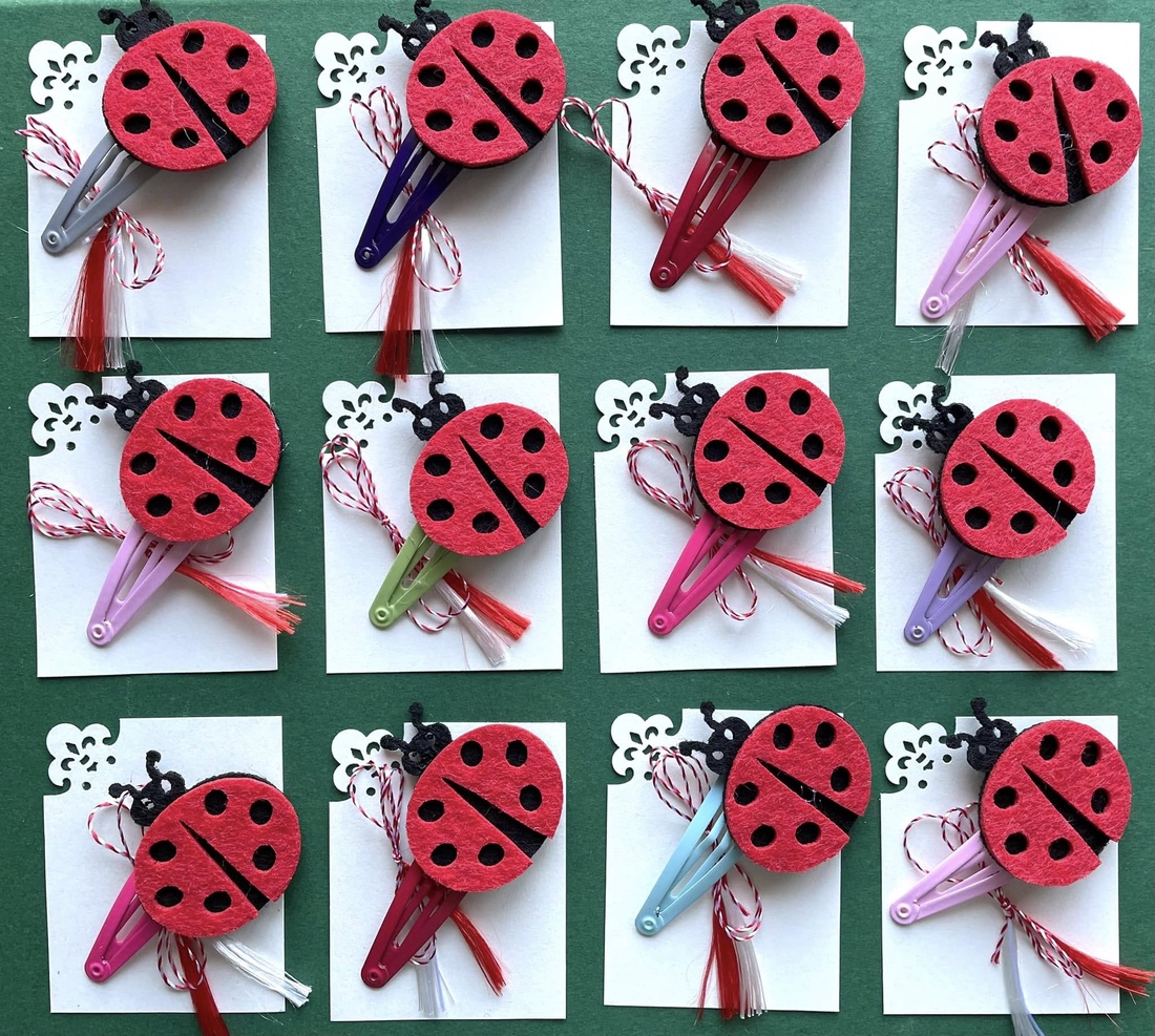 Martisor clama buburuza - bijuterii - mărțișor - Artynos.ro