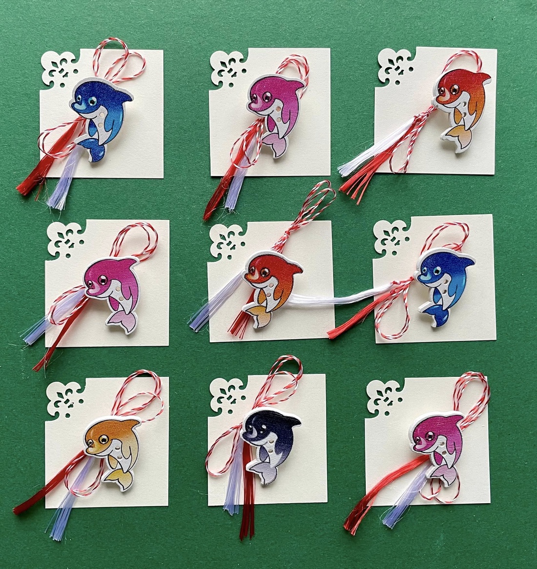 Martisor brosa delfin - bijuterii - mărțișor - Artynos.ro