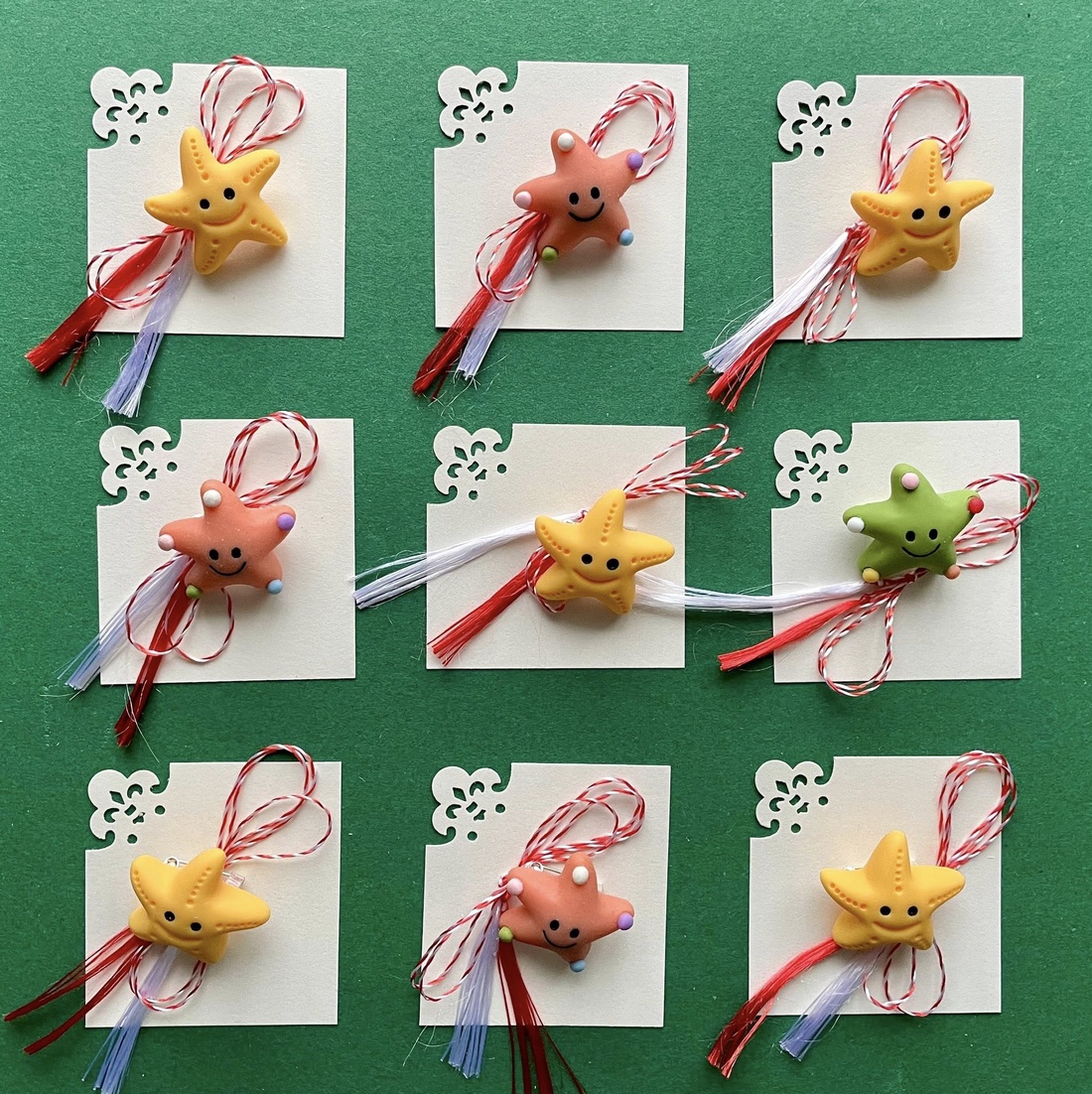 Martisor brosa din rasina, steluta - bijuterii - mărțișor - Artynos.ro