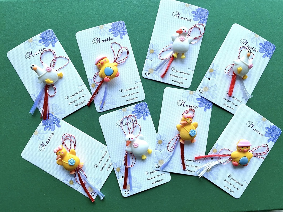 Martisor rata, pui - bijuterii - mărțișor - Artynos.ro