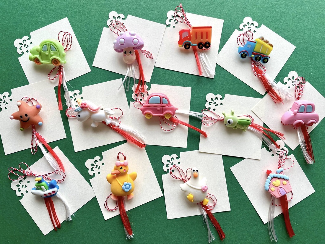 Martisor brosa din rasina - bijuterii - mărțișor - Artynos.ro