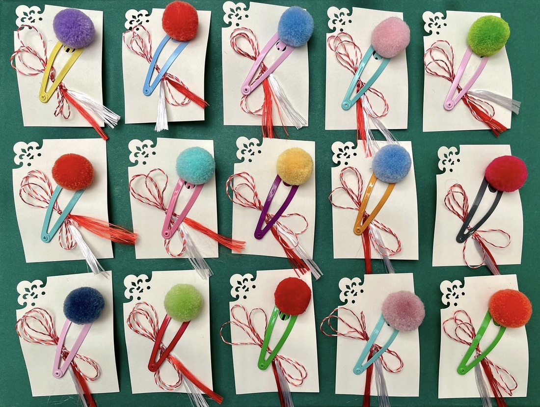 Martisor clama cu pom-pom - bijuterii - mărțișor - Artynos.ro