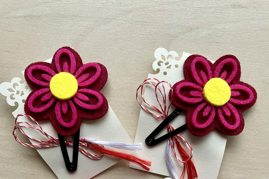 Martisor, clama floare - bijuterii - mărțișor - Artynos.ro