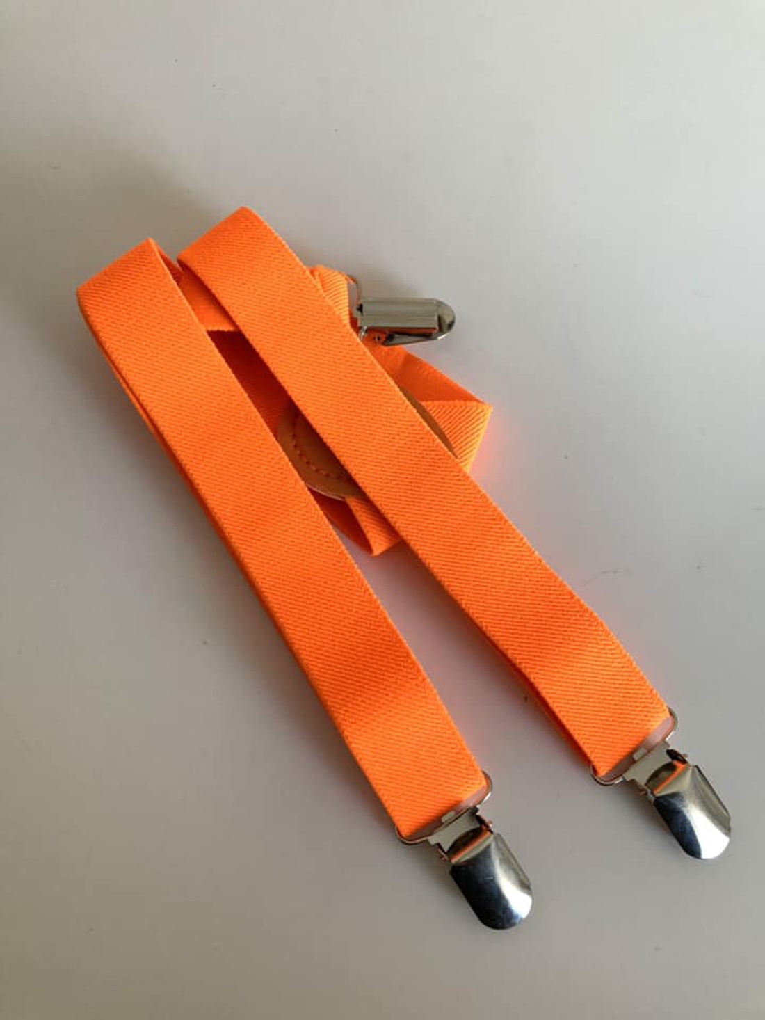 Bretele pentru copii, portocaliu neon - îmbrăcăminte și modă - haine bărbați - cravată, papion - Artynos.ro