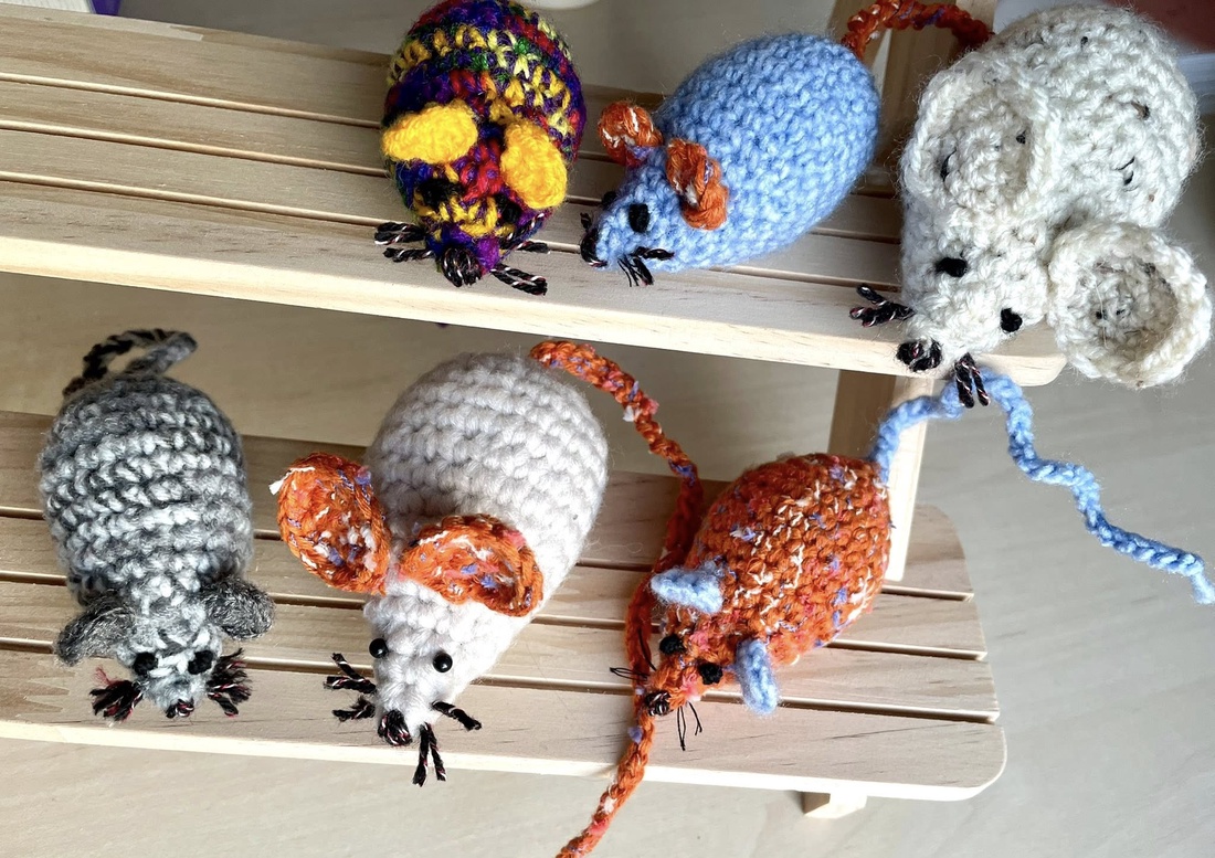 Soricel crosetat, amigurumi - jucării și echipamente pentru copii - plușuri - șoarece de pluș - Artynos.ro