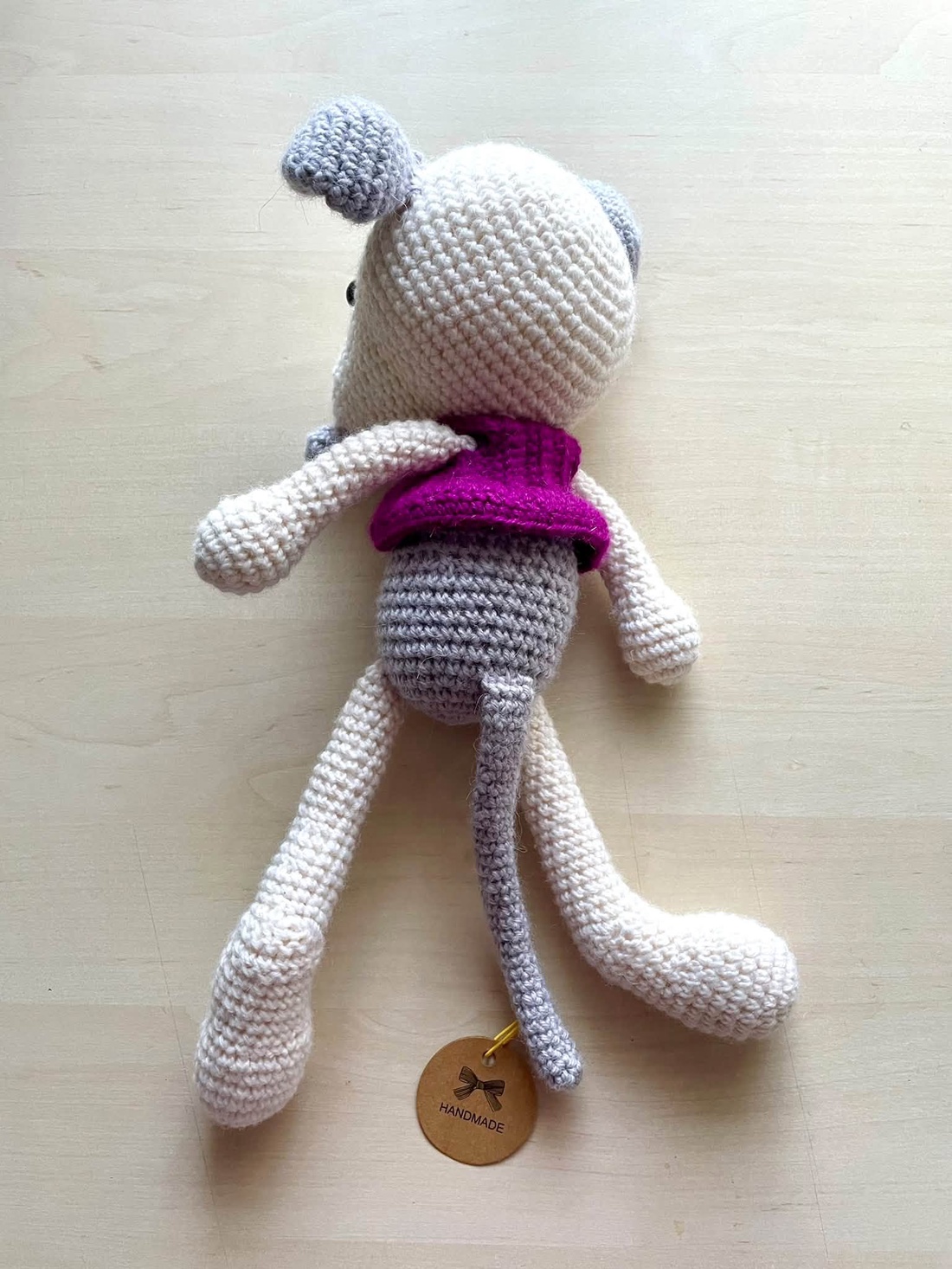 Amigurumi...soricelul Chitimus, jucarie crosetata - jucării și echipamente pentru copii - plușuri - figurine de pluș - Artynos.ro