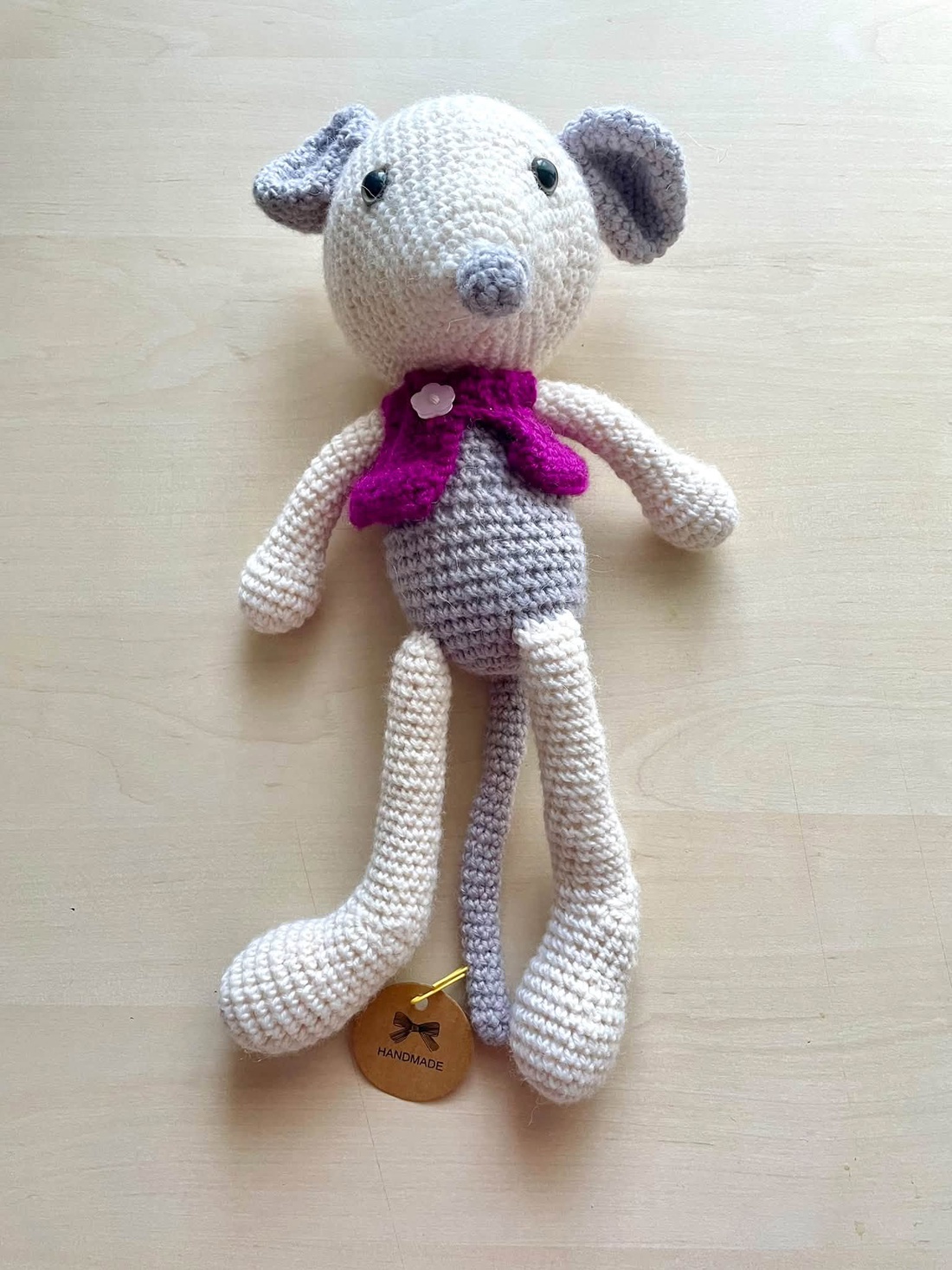 Amigurumi...soricelul Chitimus, jucarie crosetata - jucării și echipamente pentru copii - plușuri - figurine de pluș - Artynos.ro