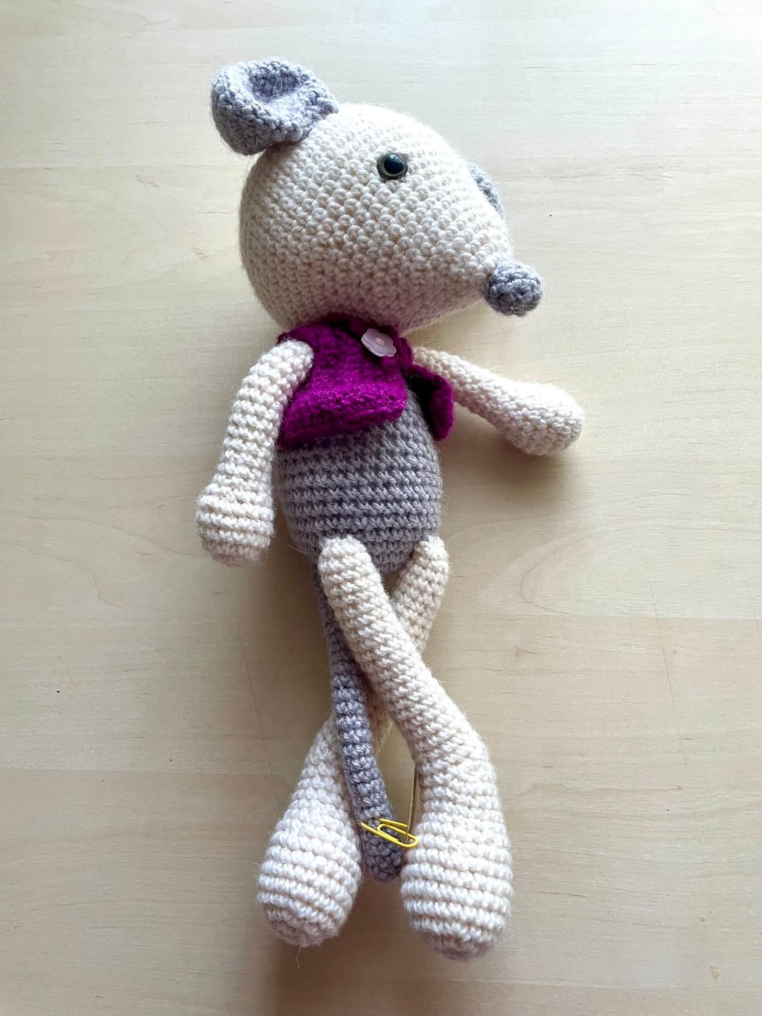 Amigurumi...soricelul Chitimus, jucarie crosetata - jucării și echipamente pentru copii - plușuri - figurine de pluș - Artynos.ro