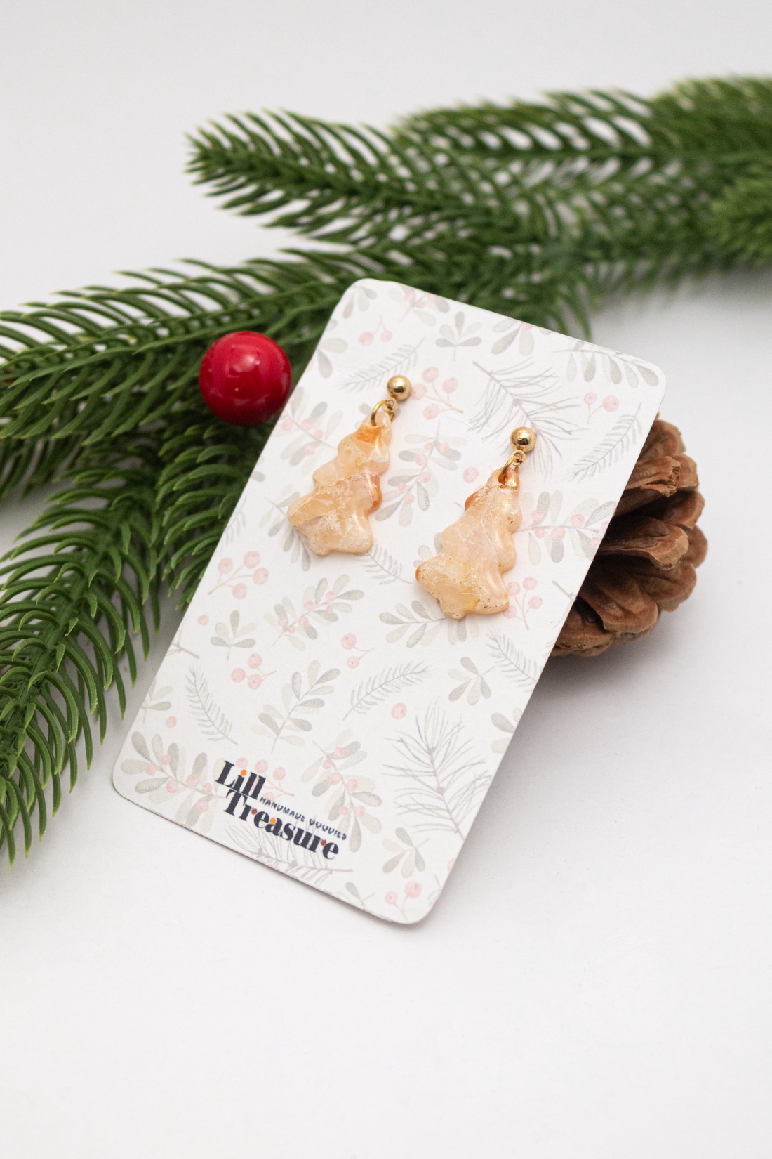 Cercei bradulet II - bijuterii - cercei - cercei lungi - Artynos.ro