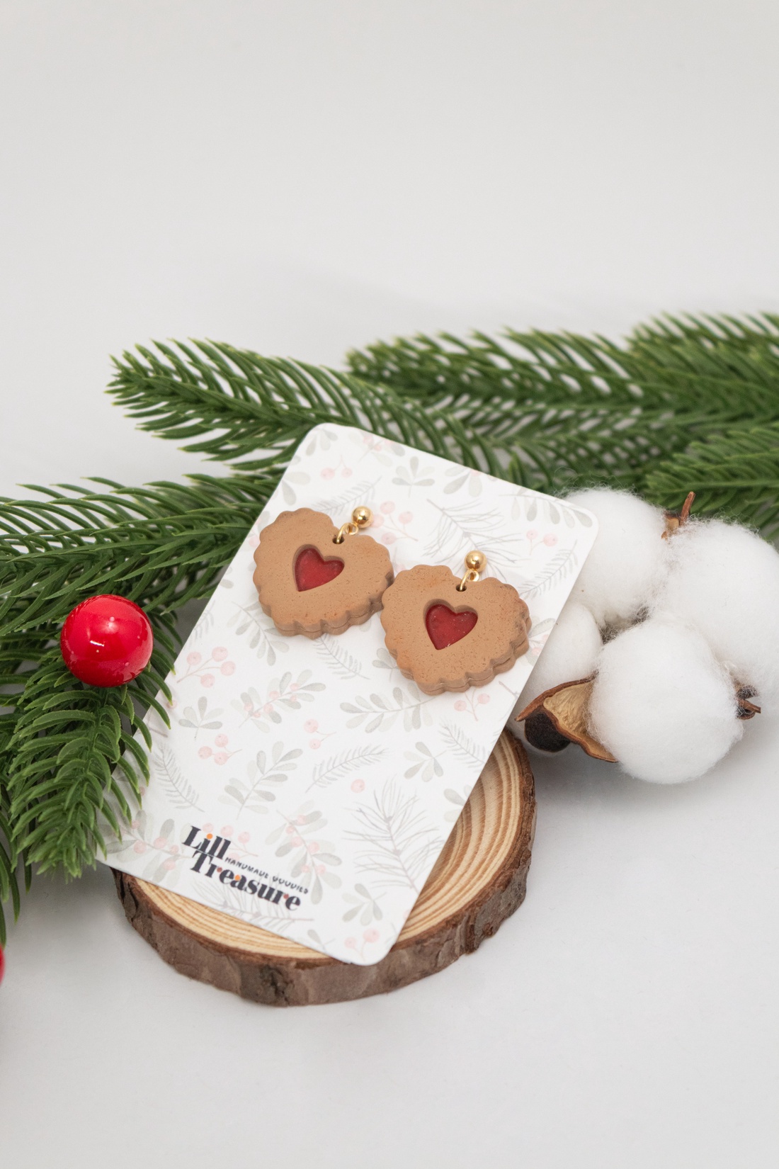 Cercei dulciuri de Craciun - bijuterii - cercei - cercei lungi - Artynos.ro