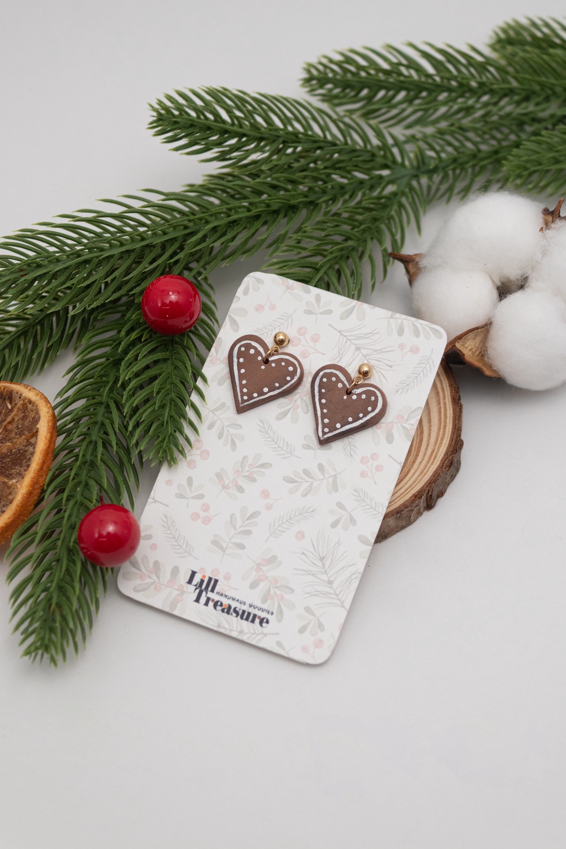 Cercei dulciuri de Craciun - bijuterii - cercei - cercei lungi - Artynos.ro