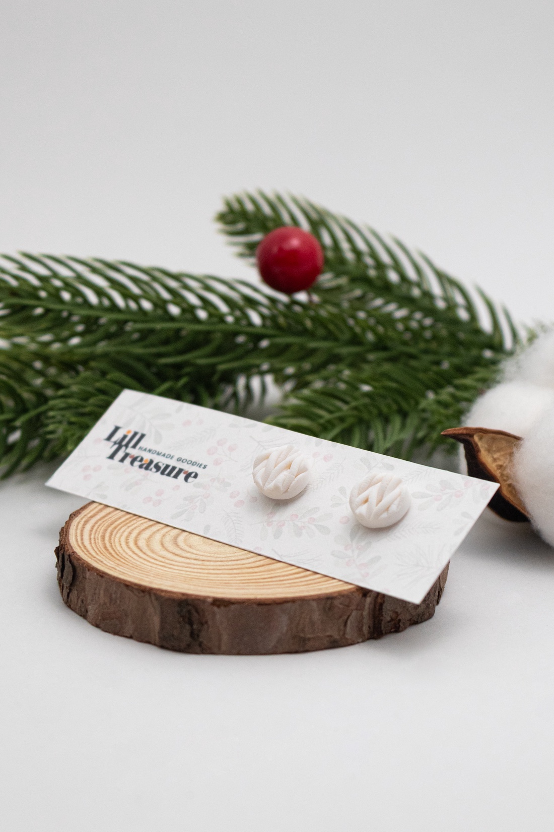 Cercei de Craciun in stil tricotat - Knitted - bijuterii - cercei - cercei cu figurine - Artynos.ro