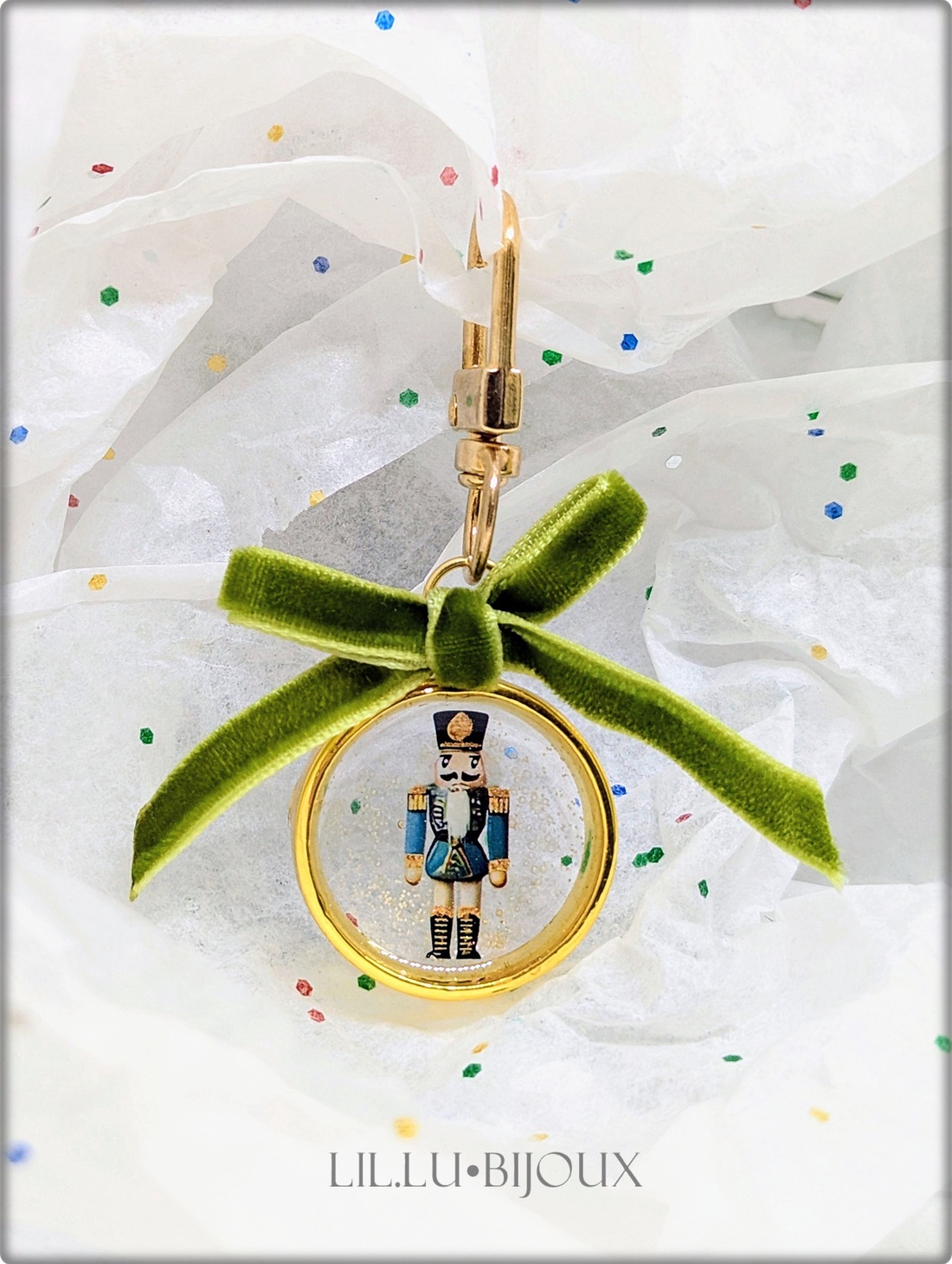 Ac de siguranță cu Spargatorul de nuci ediție de Crăciun LILLU BIJOUX - crăciun - îmbrăcăminte de crăciun - Artynos.ro