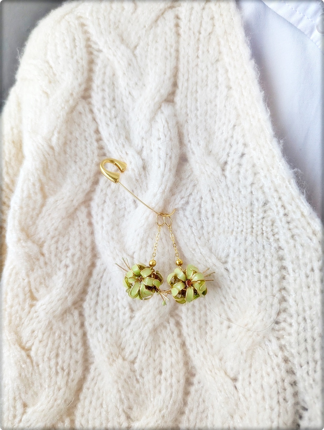 Cercei 3 in1, Handmade Farfalle Pasta Pop Bijuterii Unicat LIL.LU.BIJOUX - bijuterii - cercei - cercei din rășină - Artynos.ro