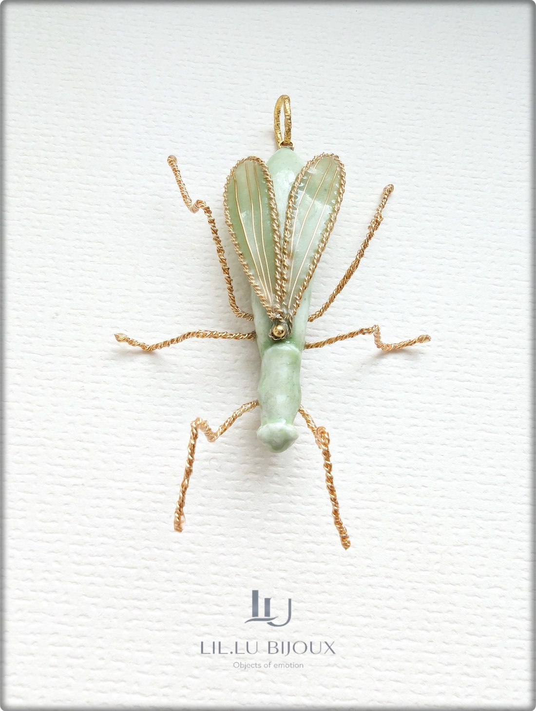 Choker cu pandantiv calugarita, Bijuterie Handmade, Colier Statement, - bijuterii - coliere - coliere cu pandative - Artynos.ro