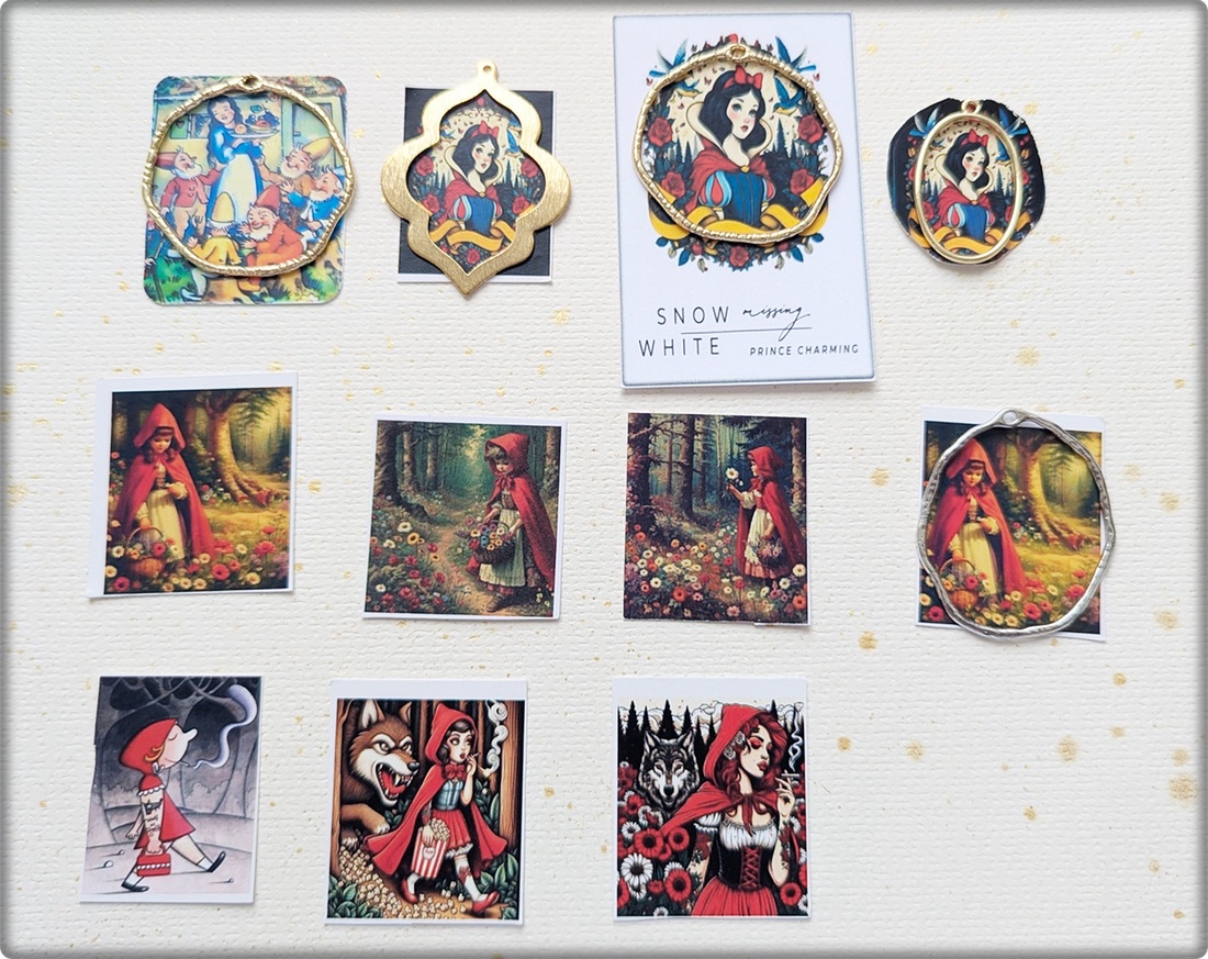Semn de carte Scufita Rosie - cărți și creații cu tematică muzicală, cadouri - semn de carte - Artynos.ro
