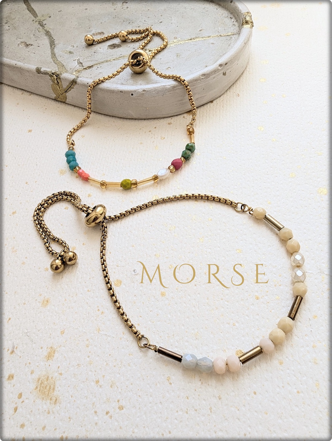 Brățară cod Morse SUNT EU Bijuterie personalizată cu mesaj secret - bijuterii - brățări - brățări cu nume - Artynos.ro