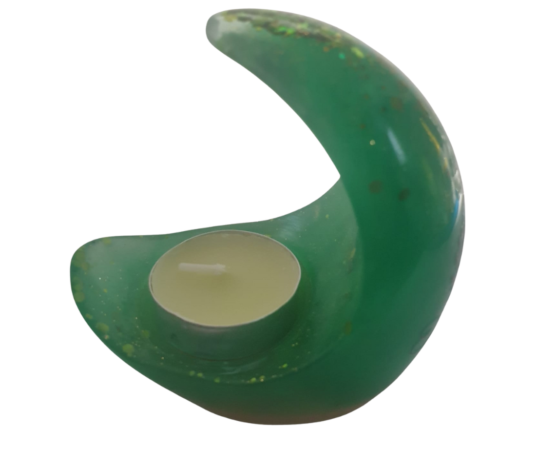 Suport de lumânare handmade din rășină epoxidică � model decorativ, unicat - accessorii și unelte - accesorii decorative - figurine - Artynos.ro