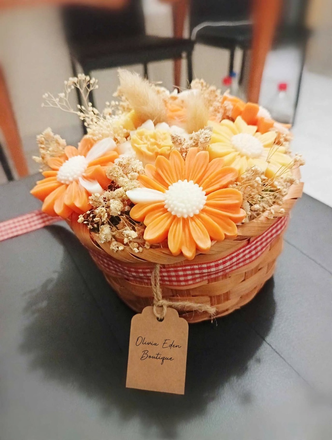 Buchet de flori parfumat din ceară soia. - casă & stil de viață - decorațiuni de casă - accesorii florale - flori în ghiveci - Artynos.ro