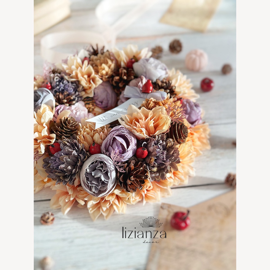Coroniță de toamnă pentru ușă Lia - casă & stil de viață - accesorii pentru decorat casa - decorațiuni de geam și decorațiuni de ușă - ornamente de ușă - Artynos.ro Coroniță de toamnă pentru ușă Lia - casă & stil de viață - accesorii pentru decorat casa - decorațiuni de geam și decorațiuni de ușă - ornamente de ușă - Artynos.ro