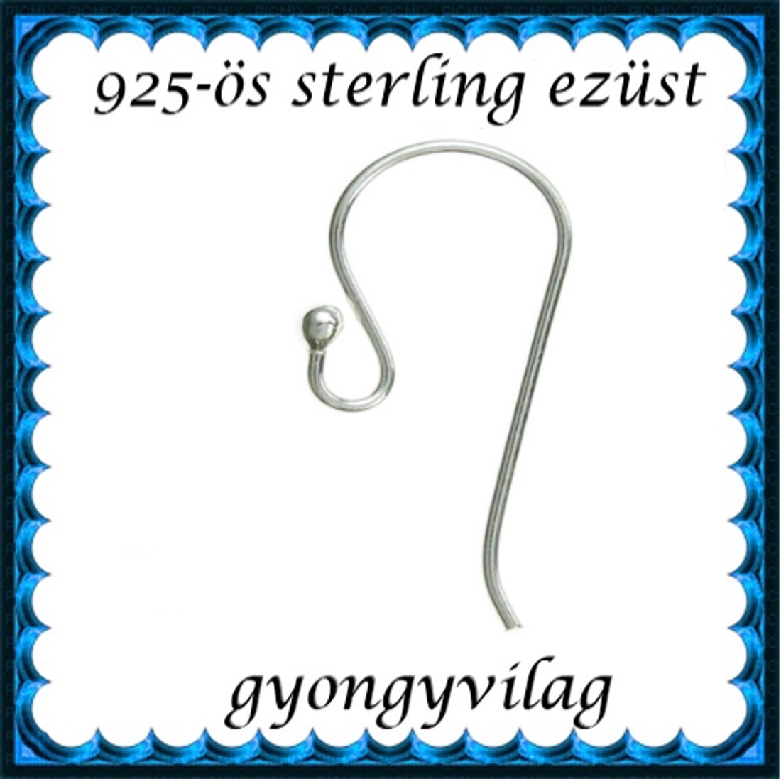 Accesorii pentru bijuterii din argint 925: bază pentru cercei cu cârlig EFK A 01-1 - - Artynos.ro Accesorii pentru bijuterii din argint 925: bază pentru cercei cu cârlig EFK A 01-1 - - Artynos.ro