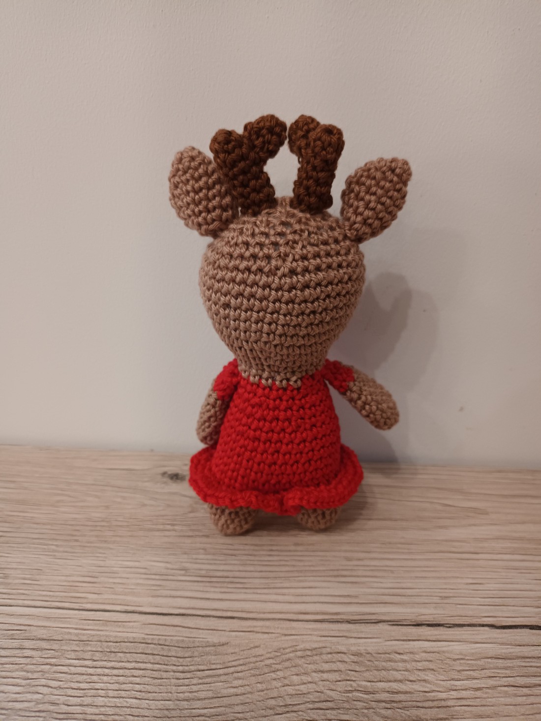 Amigurumi fată ren - crăciun - decorațiuni de crăciun de casă - spiriduși de crăciun - Artynos.ro