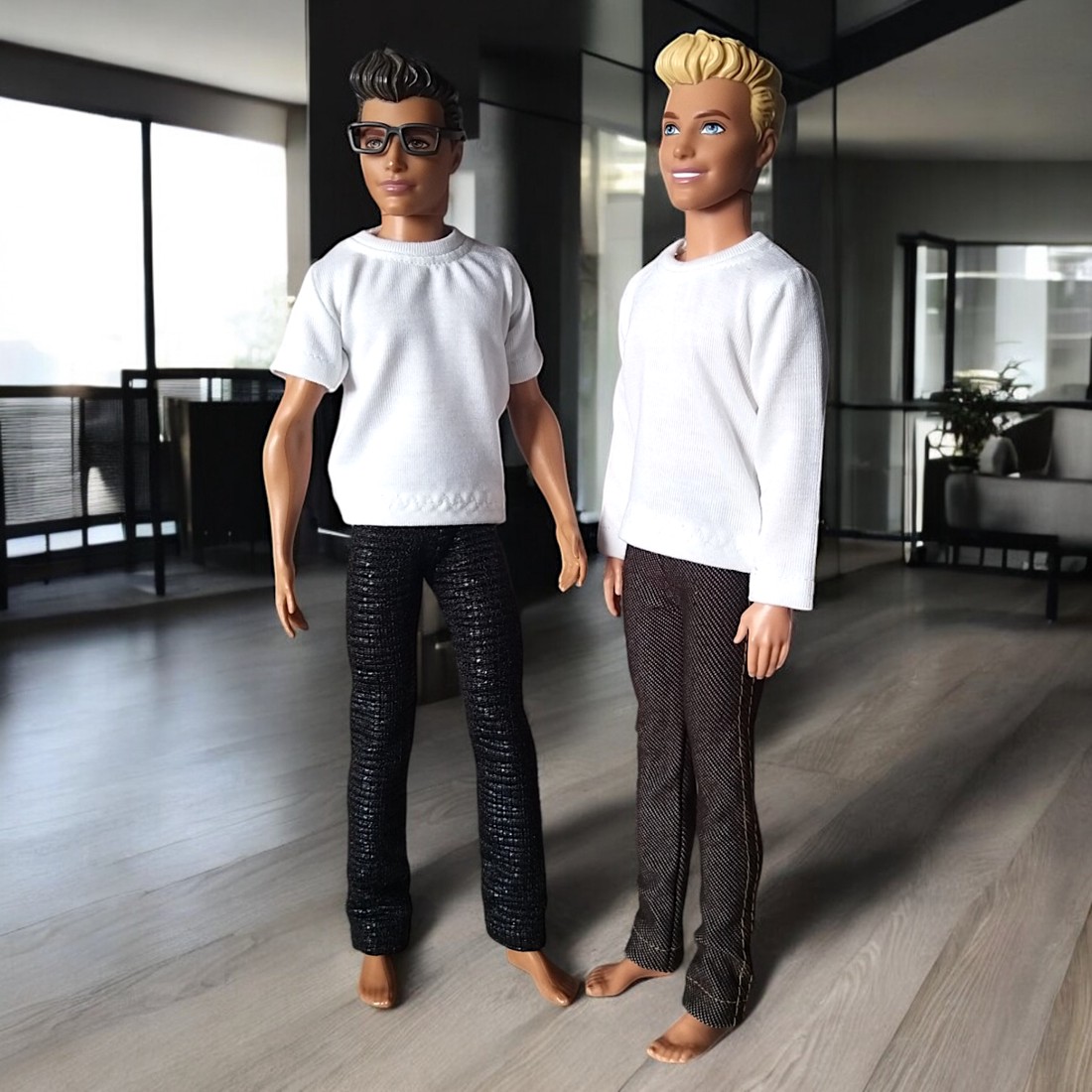 Set de haine Barbie pentru băieți, haine pentru Ken, 4 bucăți, haine de bază pentru păpuși de tip Barbie (c003ff) -  - Artynos.ro
