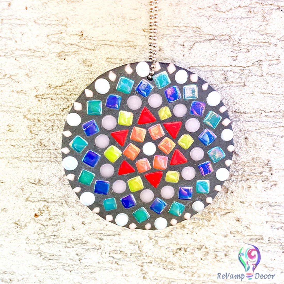 Decor de grădină punctată cu pandantiv Mandala -  - Artynos.ro